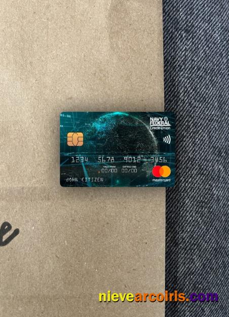 USA Navy Federal Union bank mastercard photolook